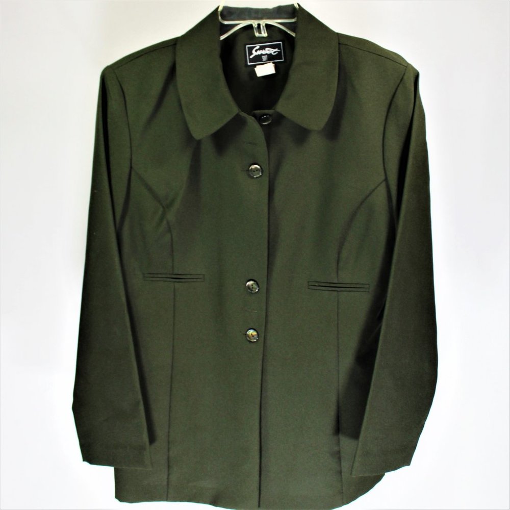 Sweet Suit | Olive Green Skirt Set Office Wear